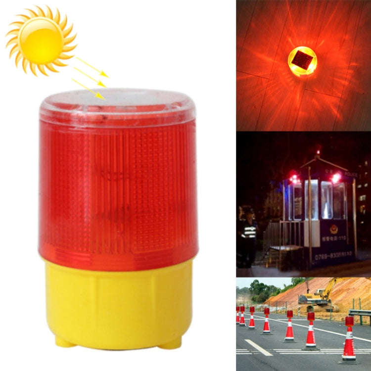 Night Solar Warning Construction Safety Warn Flash Lights Signal Light, Sleeve (Red), Slim handle...