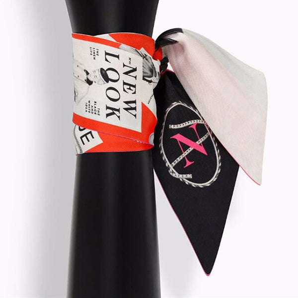 Letter Tarot Small Scarf for Women, Width: 6.2cm, J, K, L, M, N, O, P, Q, R, S, V, W