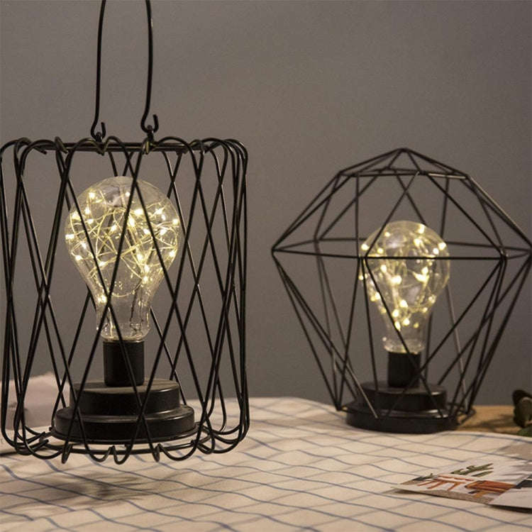 Minimalist Copper Lamp Bedroom Home Wrought Iron Table Lamp, Portable, USB