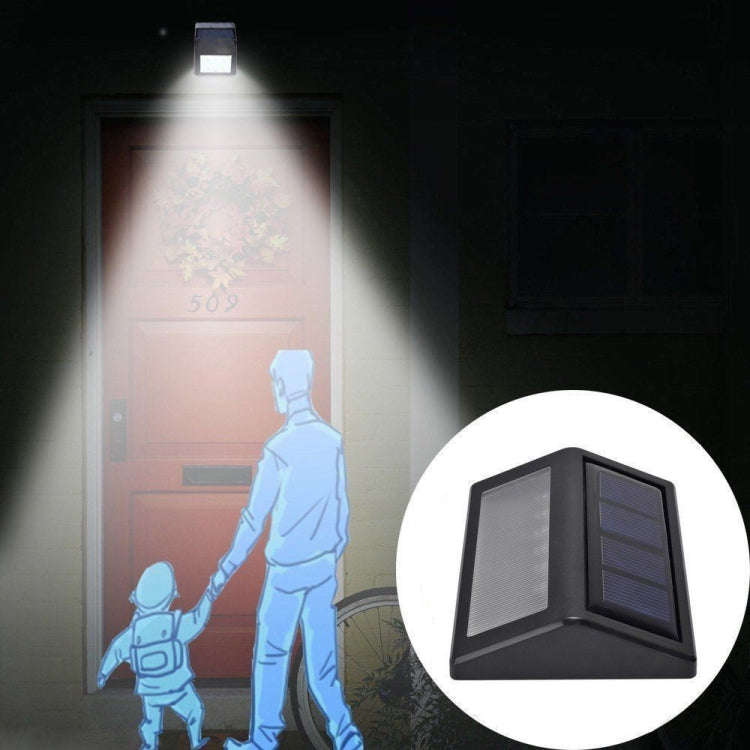 6 LEDs Solar Power IP55 Waterproof Light Sensor Wall Light Deck Lights, White light, Warm Light