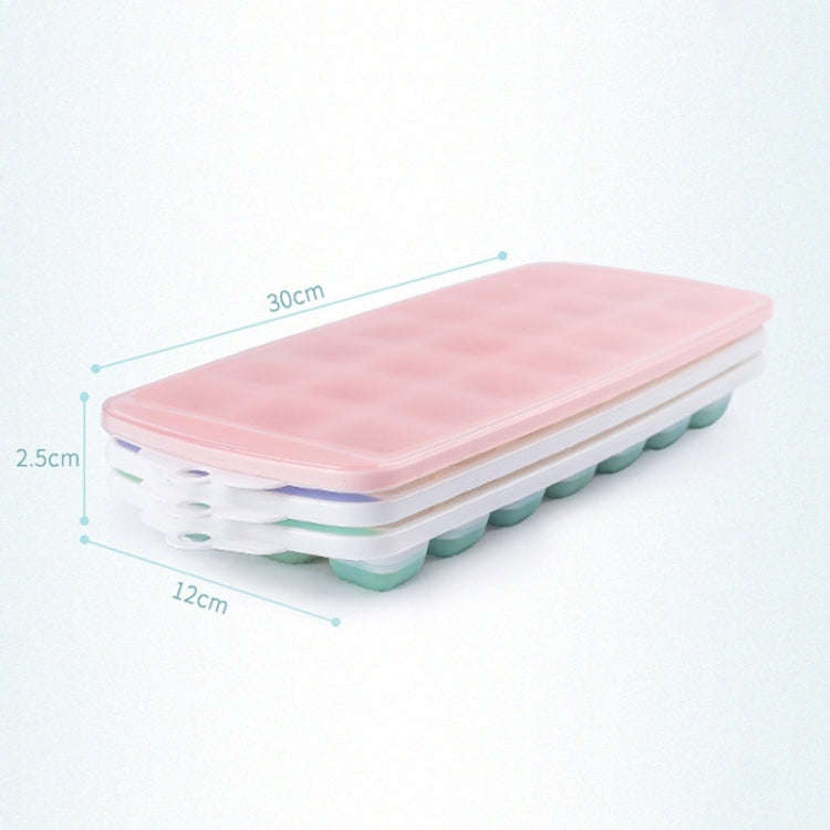 Summer 21 Grid Cool Home-made Ice Cube Ice Box Mould with Lid, 21 Grid(Pink), 21 Grid(Blue), 21 G...