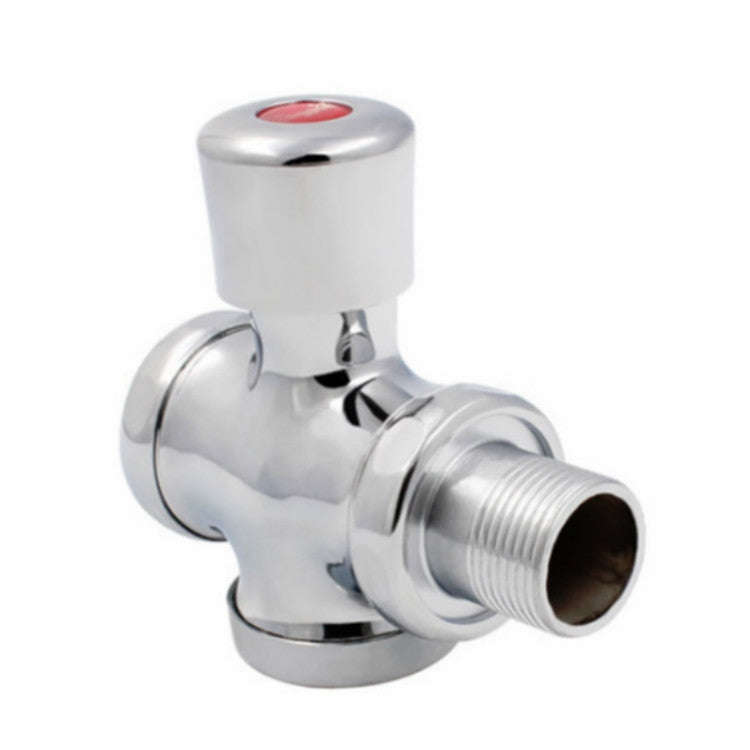 Stool Flush Valve Urinal Delay Valve Hand Press Flush Valve, 25 mm Copper Large, 25 mm Copper Sma...
