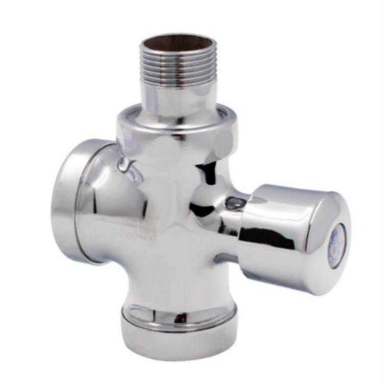 Stool Flush Valve Urinal Delay Valve Hand Press Flush Valve, 25 mm Copper Large, 25 mm Copper Sma...