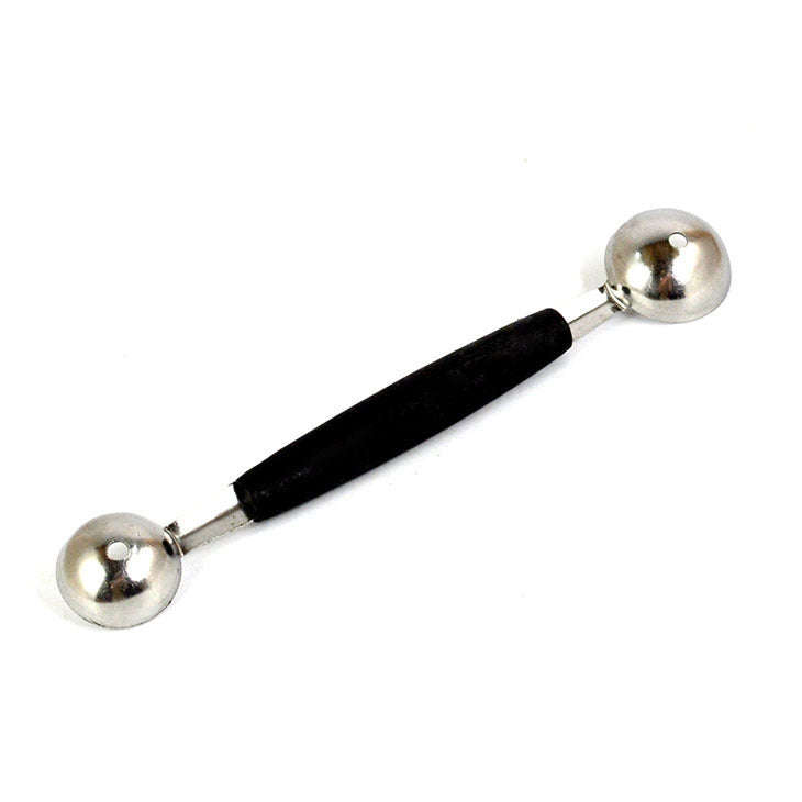 Household Stainless Steel Double Head Fruit Digging Spoon, Double Head