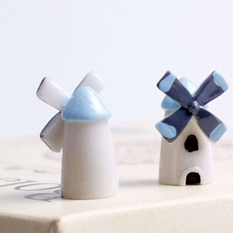 4 PCS Mini Cartoon Small Windmill Cottage Decoration Crafts, Small Windmill