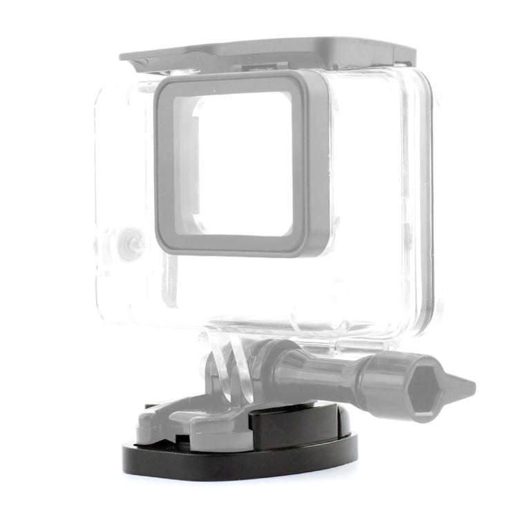 4 Holes Aluminum Quick Release Tripod Mount Base For Sports Camera, Black, Black Embedded Nut