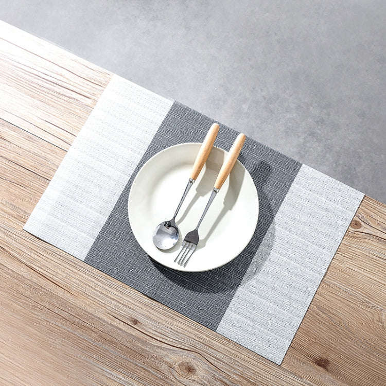 1796 Simple PVC Non-slip Insulation Table Mat Disposable Green Dishes Western Table Mat, 30 x 45cm