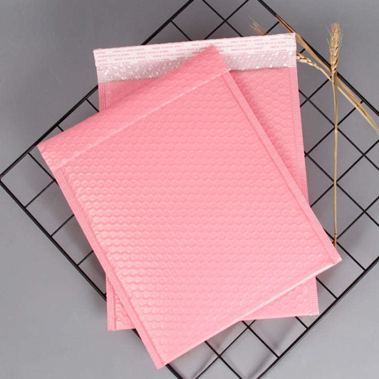 50 PCS Pink Co-Extrusion Film Bubble Bag Logistics Packaging Thickened Packaging Bag, 25x30cm, 32...