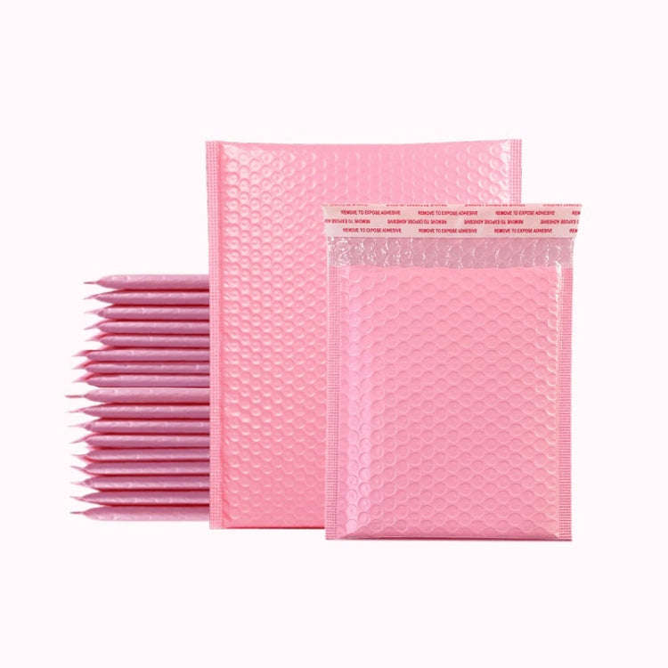 50 PCS Pink Co-Extrusion Film Bubble Bag Logistics Packaging Thickened Packaging Bag, 25x30cm, 32...