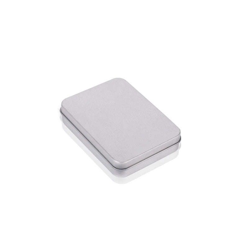 Rectangular Metal Storage Box Tinplate Business Card Storage Box, 11.5x8.5x2.2cm