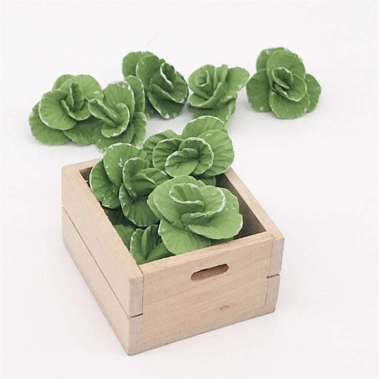 5 PCS 1:12  Mini House Toy Vegetable Simulation Cabbage Kitchen Accessory Mini House Toy, 5 PCS C...