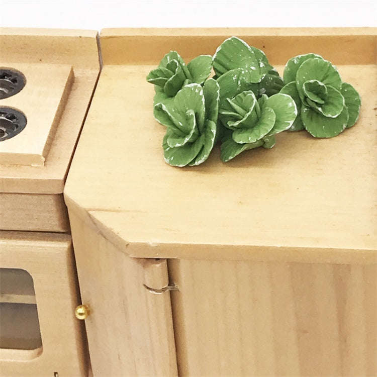 5 PCS 1:12  Mini House Toy Vegetable Simulation Cabbage Kitchen Accessory Mini House Toy, 5 PCS C...
