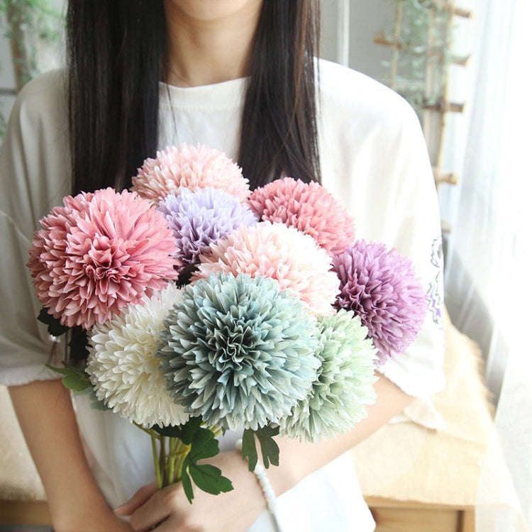 Dandelion Flower Ball Simulation Flower Home Decoration Wedding Bouquet