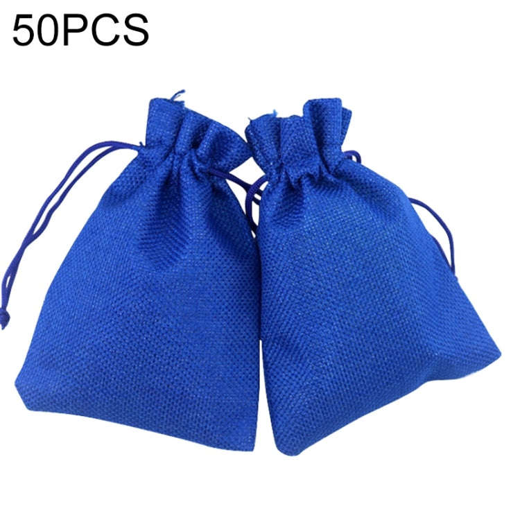 50 PCS Multi size Linen Jute Drawstring Gift Bags Sacks Wedding Birthday Party Favors Drawstring ...
