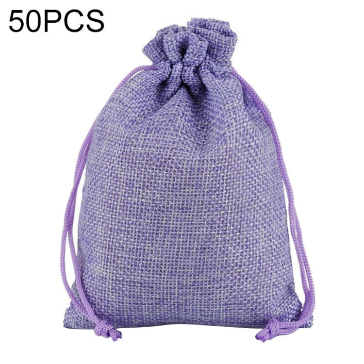 50 PCS Multi size Linen Jute Drawstring Gift Bags Sacks Wedding Birthday Party Favors Drawstring ...