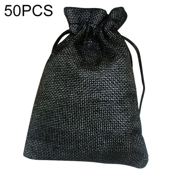 50 PCS Multi size Linen Jute Drawstring Gift Bags Sacks Wedding Birthday Party Favors Drawstring ...