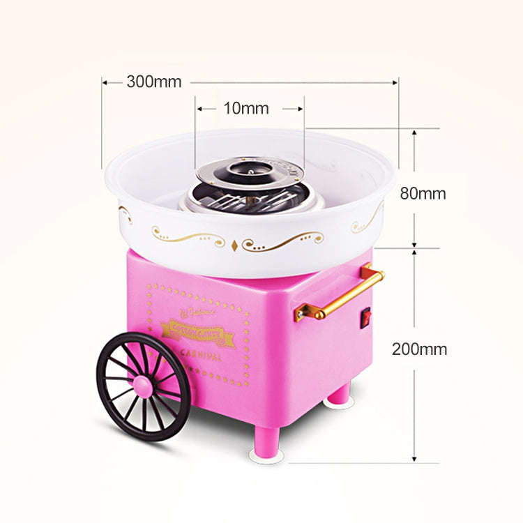 Retro Trolley Mini Cotton Candy Machine, U.S. Regulations 110 V, European Regulations 220 V, Aust...