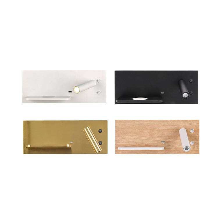 Wireless Wall Lamp USB 5V Charger Wall Lights Hotel Headboard Reading Lighting Spot Luminaire Lam...