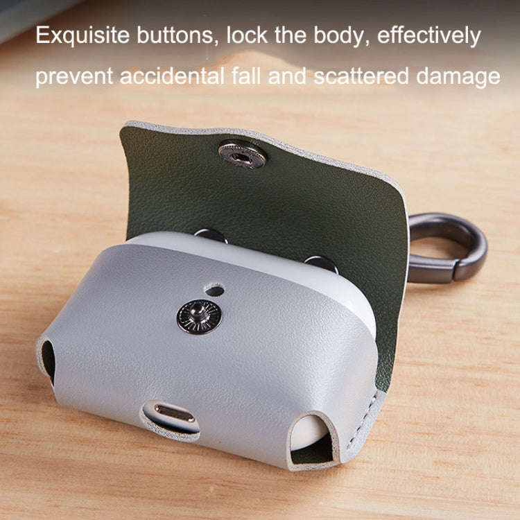 For Apple AirPods Pro Leather Earphones Shockproof Protective Case, For Apple AirPods Pro