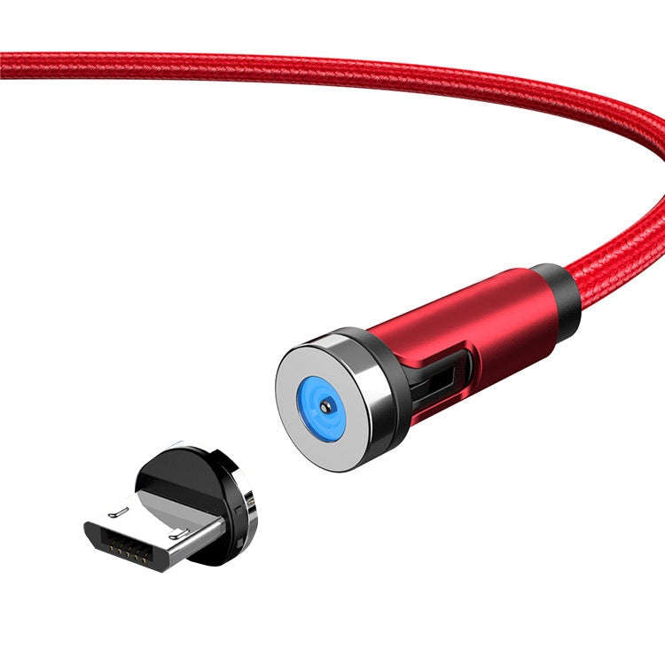 CC56 Dust Plug Rotating Magnetic Wire, Cbale Length: 2m, 2m Android Head, 2m Micro USB, 2m Type-C...