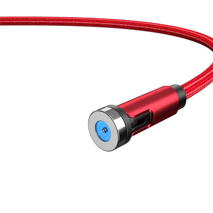 CC56 Dust Plug Rotating Magnetic Wire, Cbale Length: 2m, 2m Android Head, 2m Micro USB, 2m Type-C...