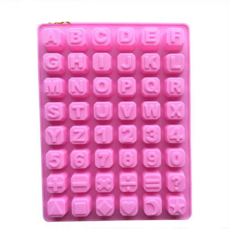 Stars Shape English Alphabet Silicone Chocolate Mold DIY Ice Handmade Soap Mold, Stars Shape Engl...