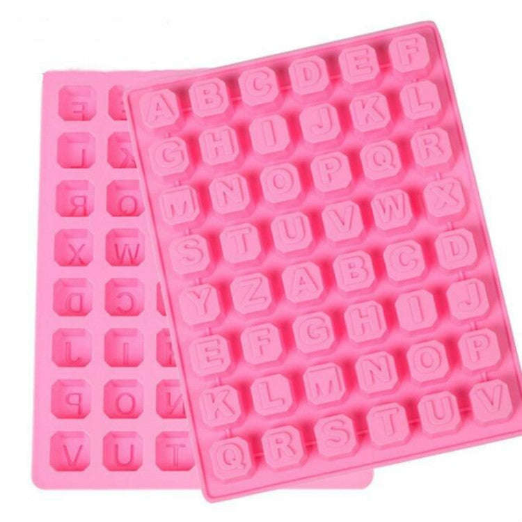 Stars Shape English Alphabet Silicone Chocolate Mold DIY Ice Handmade Soap Mold, Stars Shape Engl...