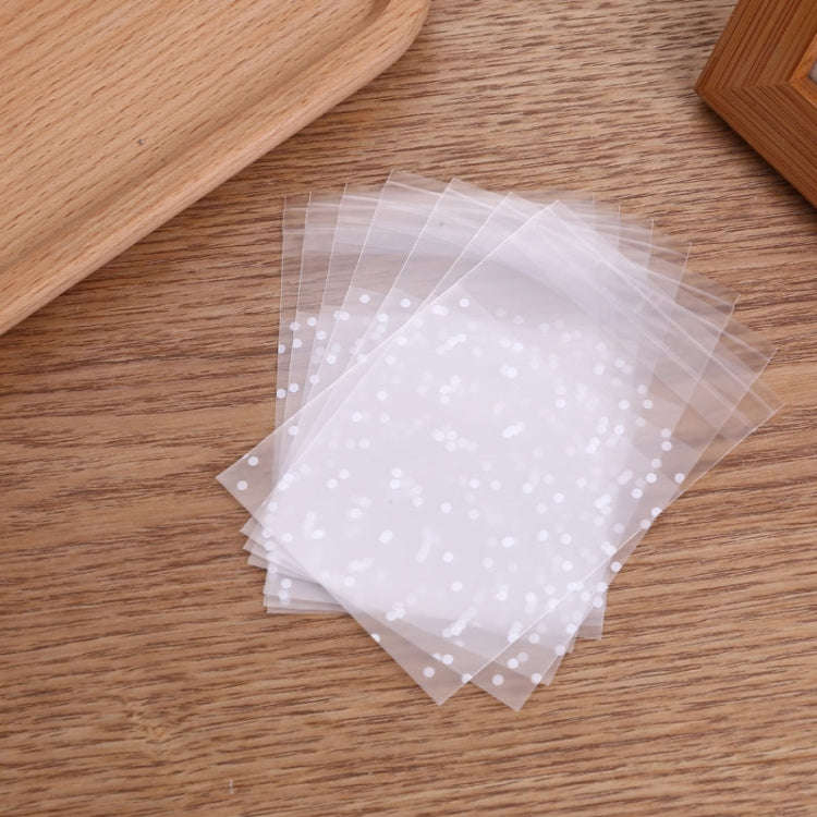 100pcs / Pack Plastic Transparent Cellophane Bags Polka Dot Candy Cookie Gift Bag with DIY Self A...