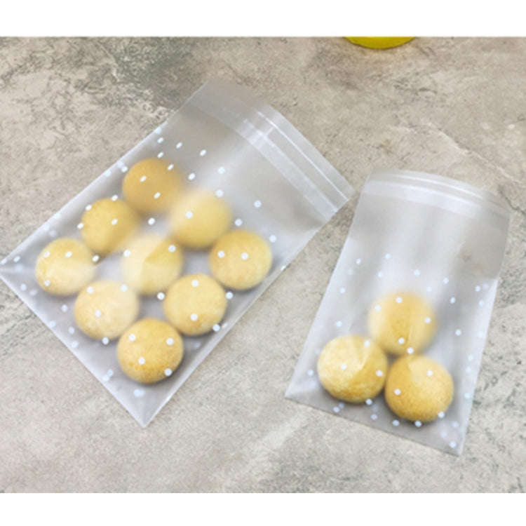 100pcs / Pack Plastic Transparent Cellophane Bags Polka Dot Candy Cookie Gift Bag with DIY Self A...