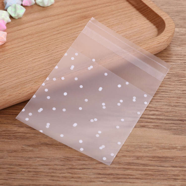 100pcs / Pack Plastic Transparent Cellophane Bags Polka Dot Candy Cookie Gift Bag with DIY Self A...