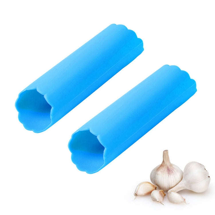2 PCS Kitchen Peeling Garlic Press Garlic Peeler Does Not Hurt the Hand Silicone Garlic Peeler, R...