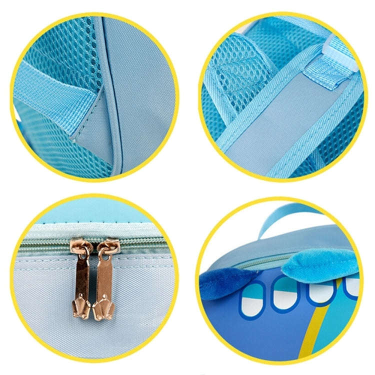 Kids Kindergarten Schoolbag Small Plane Backpack Waterproof Breathable Eggshell Backpack