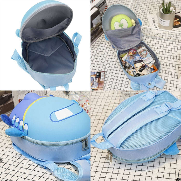 Kids Kindergarten Schoolbag Small Plane Backpack Waterproof Breathable Eggshell Backpack