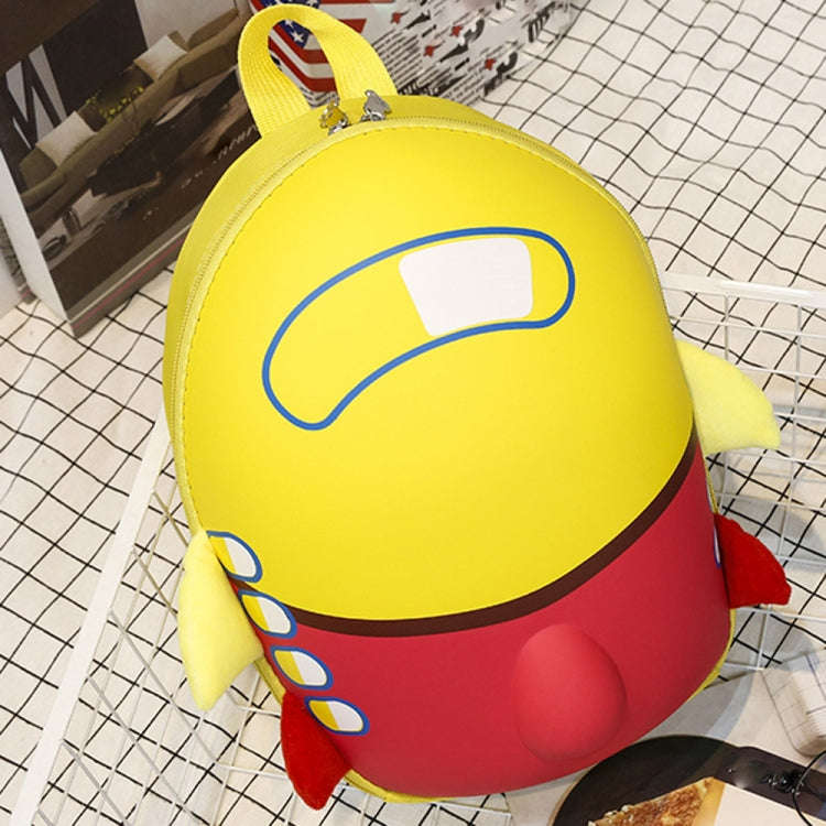 Kids Kindergarten Schoolbag Small Plane Backpack Waterproof Breathable Eggshell Backpack