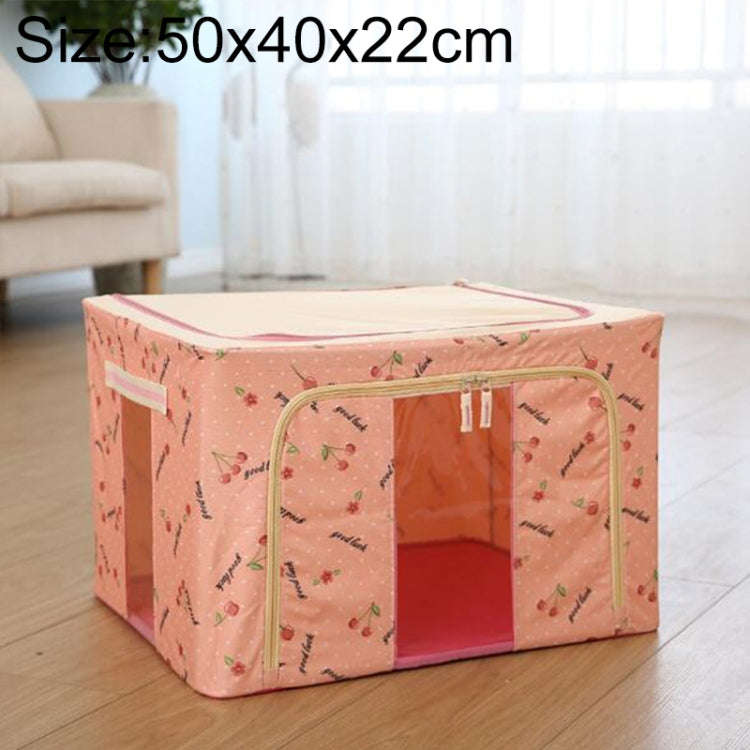 Folding Storage Box Non Woven Fabric With Zipper Moisture-proof Clothes Storage Box, 44L 50x40x22...