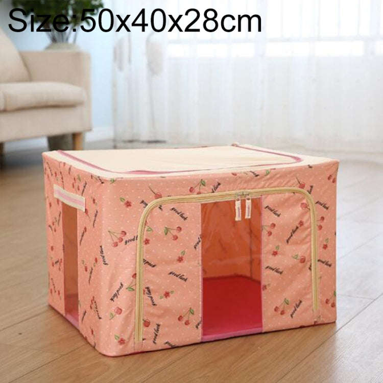 Folding Storage Box Non Woven Fabric With Zipper Moisture-proof Clothes Storage Box, 44L 50x40x22...