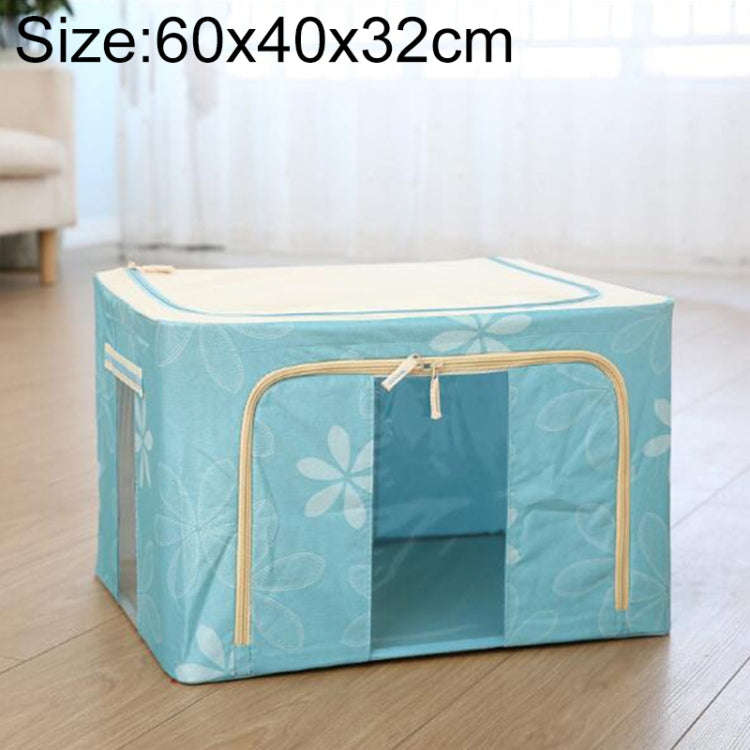 Folding Storage Box Non Woven Fabric With Zipper Moisture-proof Clothes Storage Box, 44L 50x40x22...