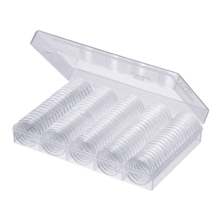 Coin Capsules 100 x 30mm Round Boxes Commemorative Coin Protection Box, 2pcs 30mm