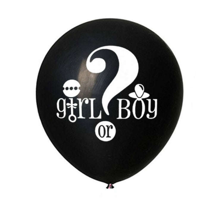 36 Inch Black Reveal Confetti Balloon Show Decoration