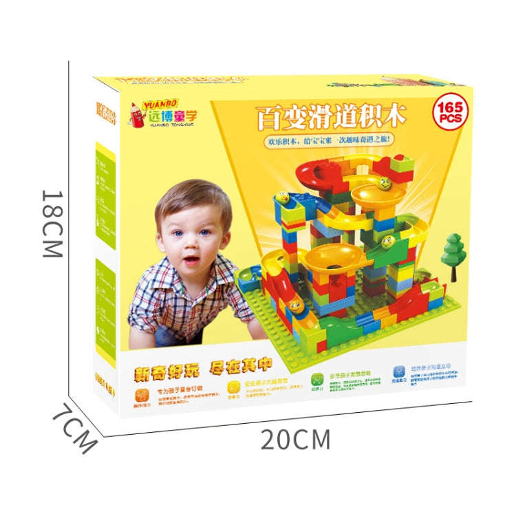 Creative Intelligence Educational Learning Toys DIY Small Particle Slide Building Blocks, 165 PCS...