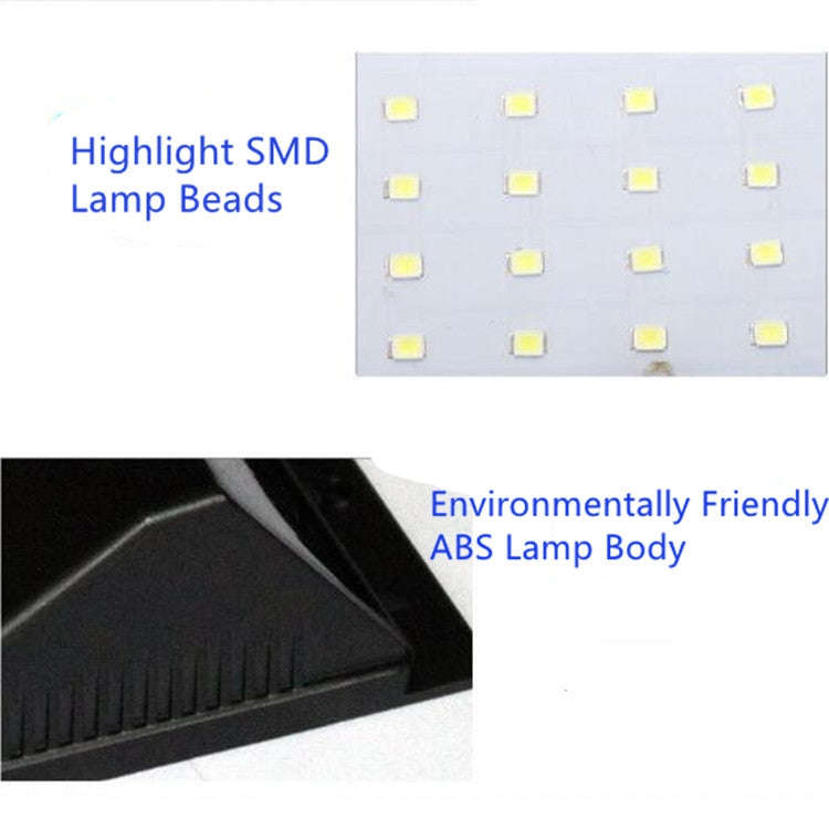 100 LEDs Outdoor Patio Solar Induction Wall Light Adjustable Balcony Garden Lighting Small Street...