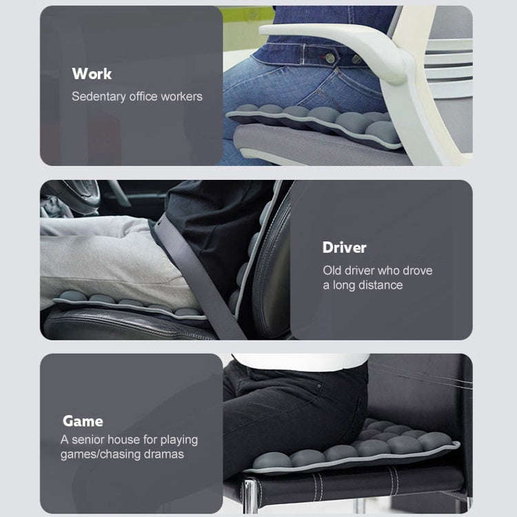 Air Cushion 3D Airbag Breathable Office Beautiful Buttocks Cushion Decompression Massage Cushion