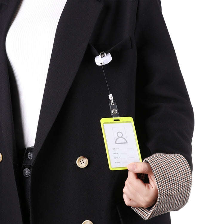 2 PCS Night Starry Sky Marble Crack Puller Retractable Buckle Lanyard Business Key Buckle Card Ho...