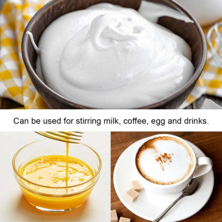 Electric Milk Coffee Whisk Household Mini Semi-Automatic Cream Blender