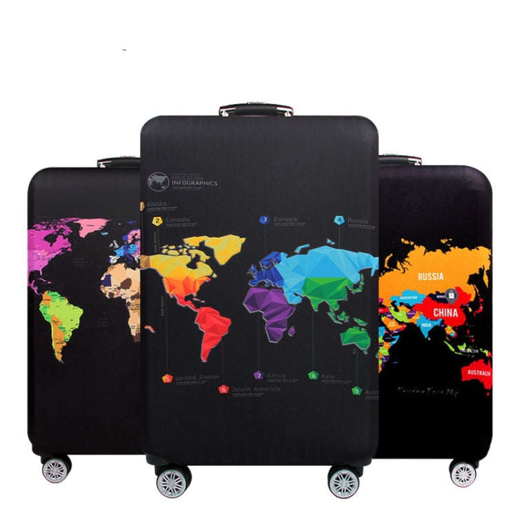 Travel Luggage Cover Suitcase Dustproof Scratch-proof Protection Elastic Sleeve, S Size 19 to 21 ...