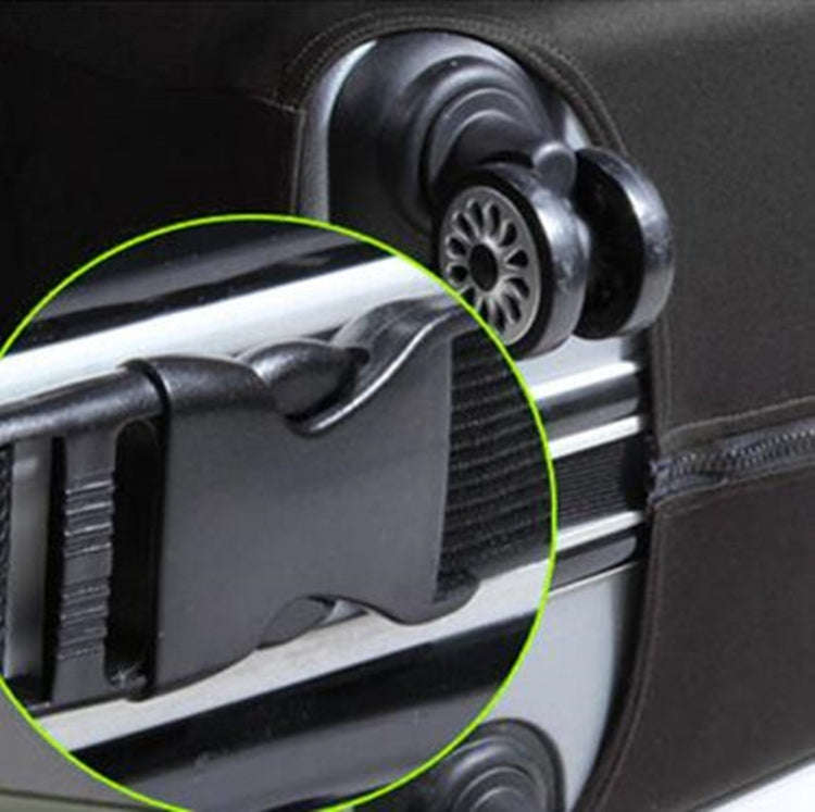 Travel Luggage Cover Suitcase Dustproof Scratch-proof Protection Elastic Sleeve, S Size 19 to 21 ...