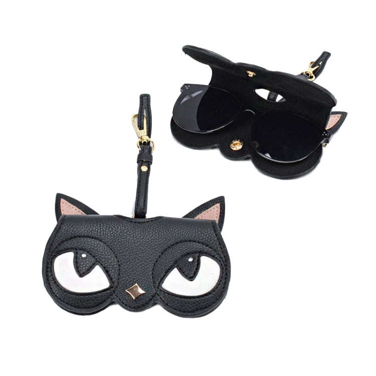 PU Sunglasses Bag Cute Quirky Sunglasses Box, Pineapple, Black Fox, Golden Star, Golden Moon, Sun...