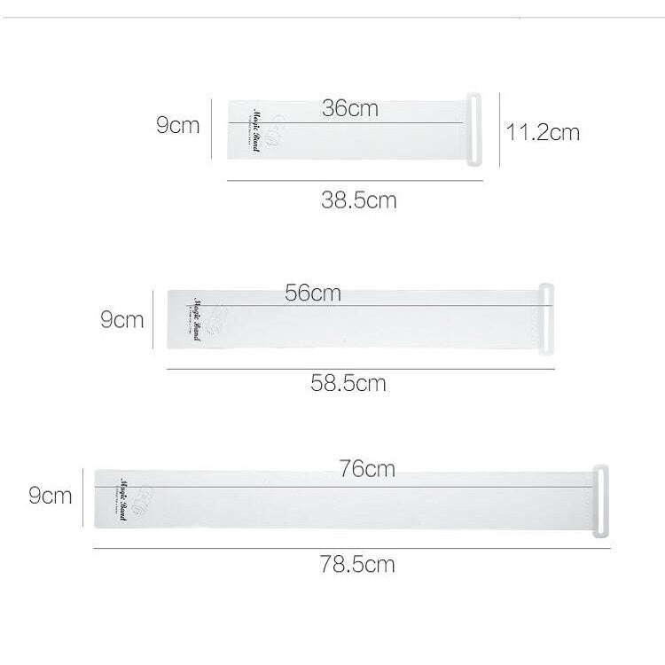 Clothes Magic Band Roll Strap Self-adhesive Strapping Belt Clothing Finishing Storage Belt, Small...