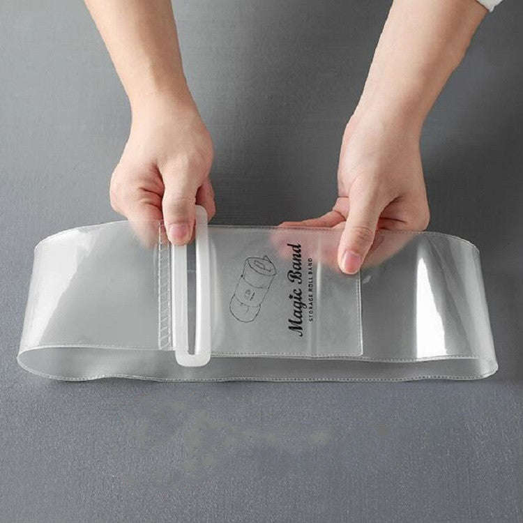 Clothes Magic Band Roll Strap Self-adhesive Strapping Belt Clothing Finishing Storage Belt, Small...