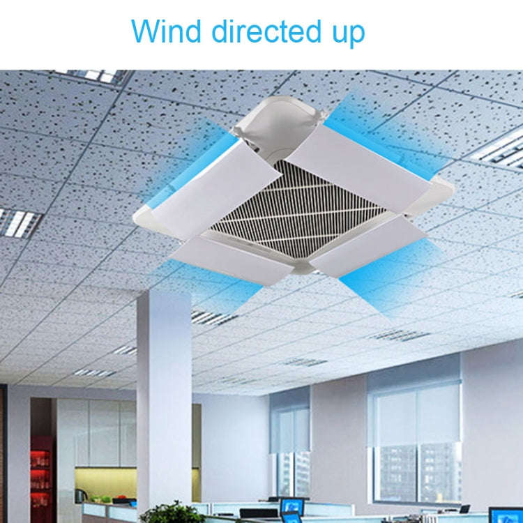 Single Piece Central Air Conditioning Wind Deflector Shield Air-Conditioning Anti Direct Blowing ...
